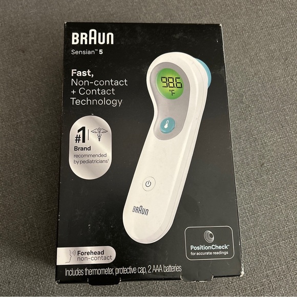 New Braun Sensian 5 non-contact technology Thermometer - Picture 1 of 4